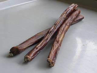Dried Bull Chews 150mm  - 3pack